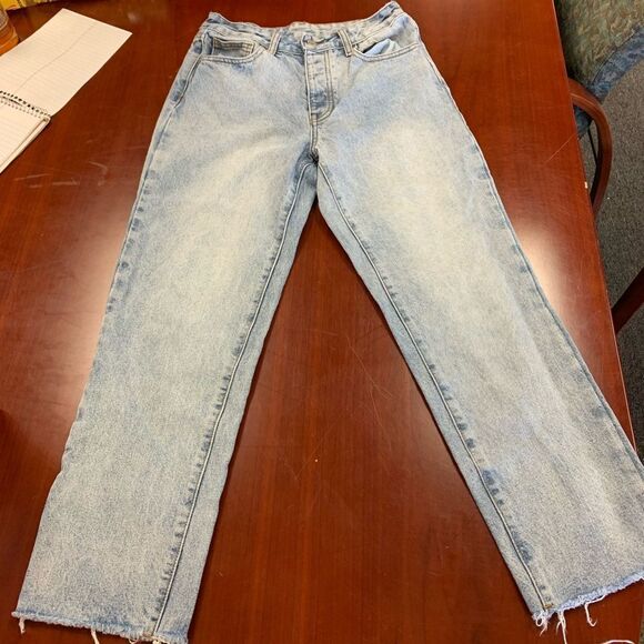 John Galt Button Fly Relaxed Jeans Sz L - Picture 1 of 7
